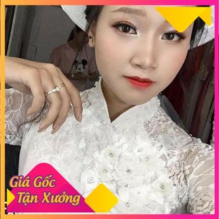 Áo dài cô dâu trắng 6 tà