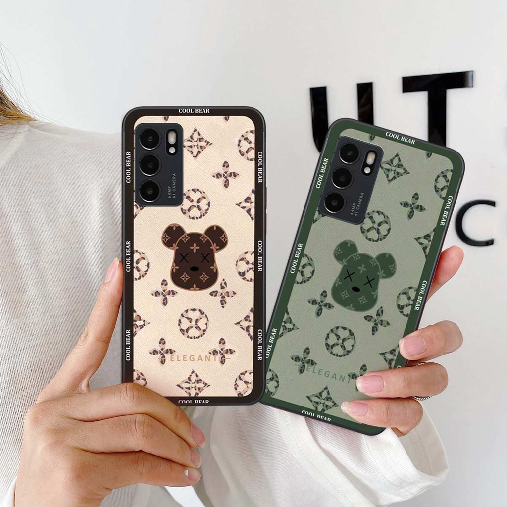 Ốp lưng điện thoại Oppo Reno6 / Reno6 Z 5G / Reno 6 fendy, búp bơ rì, kaws thời trang, vỏ ốp thời trang rẻ đẹp