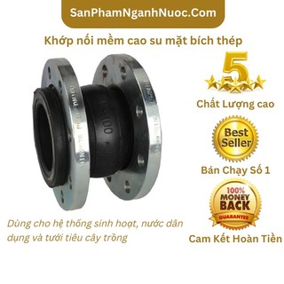 Khớp nối mềm cao su mặt bích thép DN50