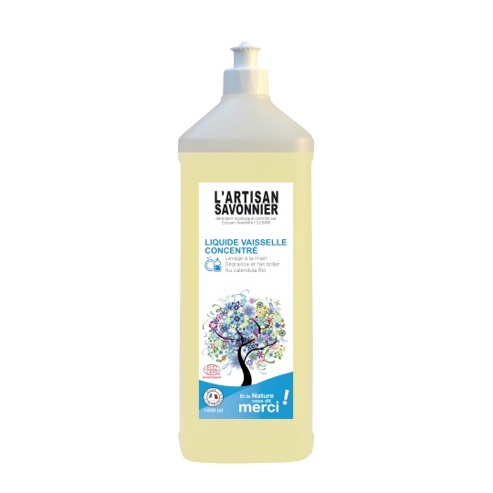 Nước rửa chén (bát) sinh học oải hương Artisan Savonnier - Laboratoire GRAVIER - 1L