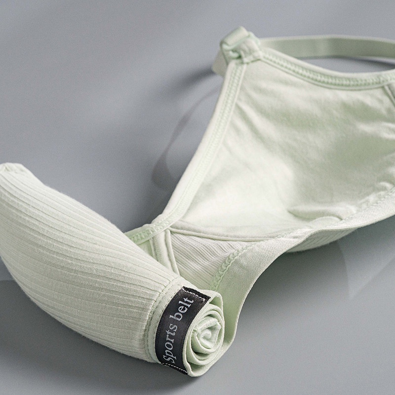 Áo lót cotton AOWEINISI nâng ngực không gọng cho nữ