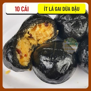 Bánh ít lá gai đặc sản nhân dừa đậu , 10 cái, hương vị 100 năm - bánh bà linh