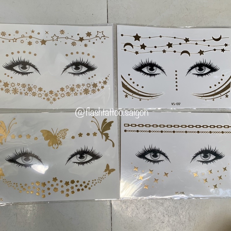 Face tattoos dán mặt