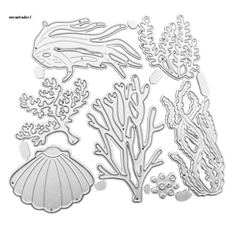 ✿ Khuôn Cắt Giấy Kim Loại Hình Sinh Vật Biển Xinh Xắn