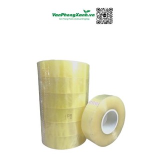 Băng dính lõi nhựa 450y - vàng chanh - hd