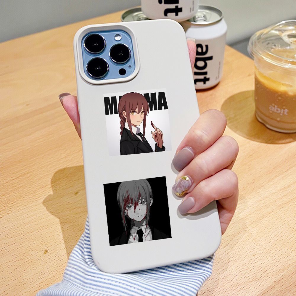 63 Cái Chainsaw Man MAKIMA| Anime Sticker laptop trang trí trên tường