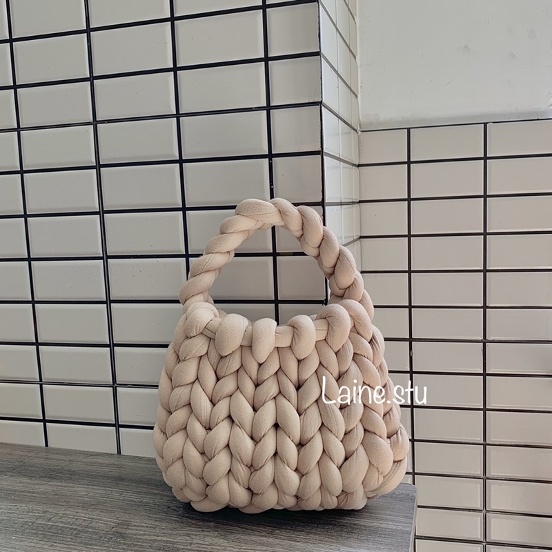 TÚI LEN BÔNG XÁCH TAY HANDMADE