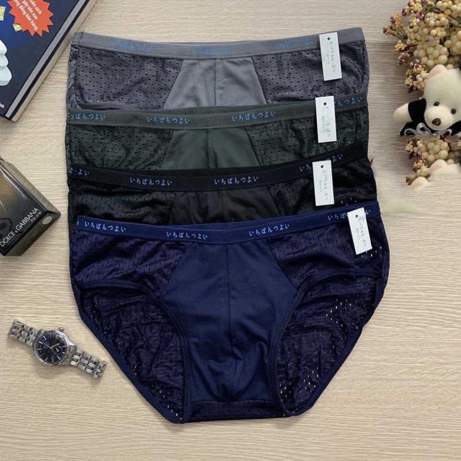 Hộp 5 Quần Lót Nam Chéo Thông Hơi Xuất Nhật Siêu Chất