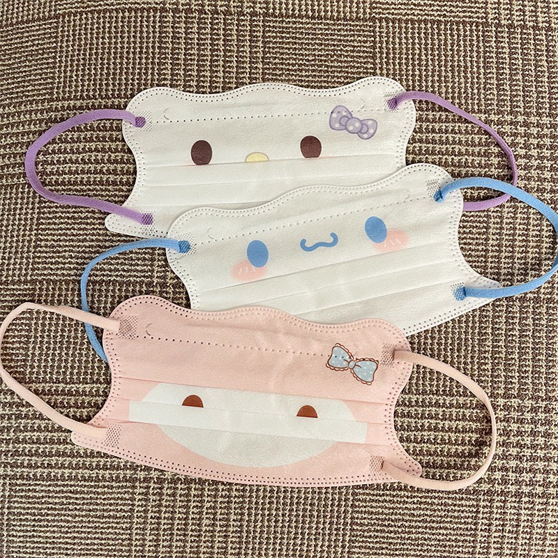 Khẩu trang con cua họa tiết Thỏ Stella Lou