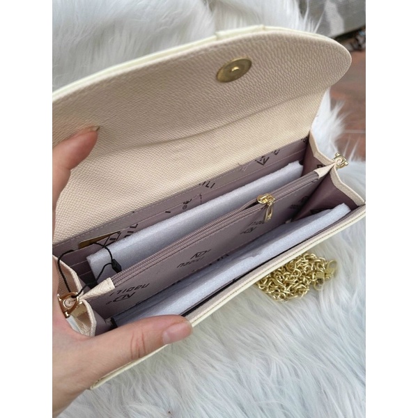 Cluth ví cầm tay nadili vân rắn sang chảnh Rosabeli