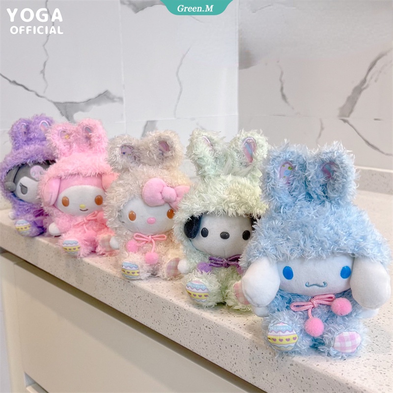 Sanrio Thú Nhồi Bông Hình Kuromi My Melody Cinnamoroll Hello Kitty Đáng Yêu Mềm Mại Cho Bé Gái