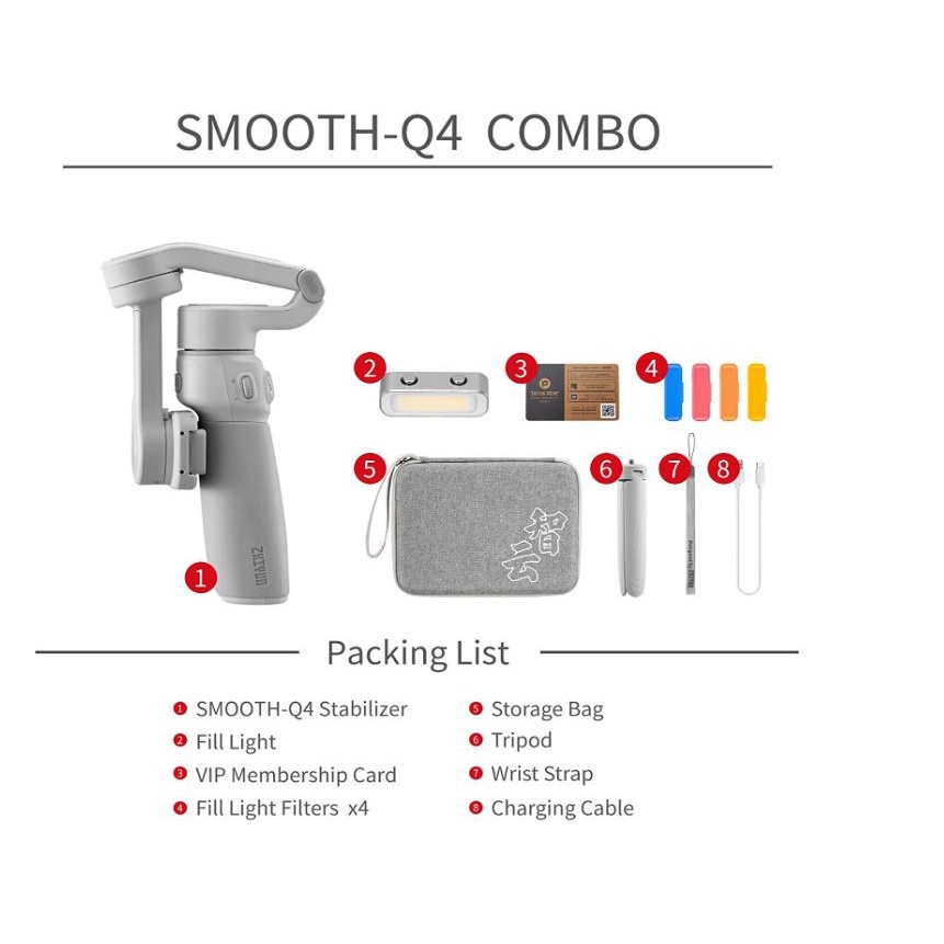 Gimbal chống rung Zhiyun Smooth Q4 Combo
