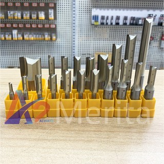 Mũi phay thẳng cốt 1/4" (6.35mm)  và  cốt 1/2" (12.7mm)ARDEN - Made in TAIWAN - Giá 1 mũi