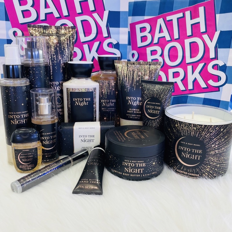 [AUTH MỸ] BỘ SẢN PHẨM DƯỠNG DA INTO THE NIGHT - BATH & BODY WORKS