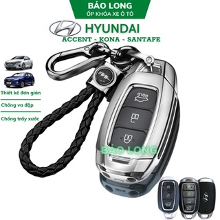 (Xả kho) Ốp khoá kim loại cho xe Hyundai Accent, Kona, Santafe 2020