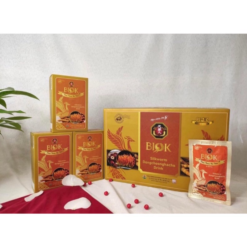 [ HÀNG MỚI VỀ ] Nước Đông Trùng Hạ Thảo Biok Hộp 15 Gói * 70ml [ Hàng Mới Về ]