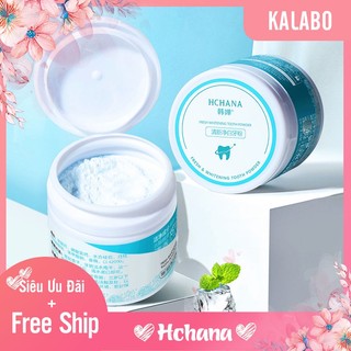 Bột trắng răng hchana hương bạc hà loại bỏ vết ố, thơm miệng