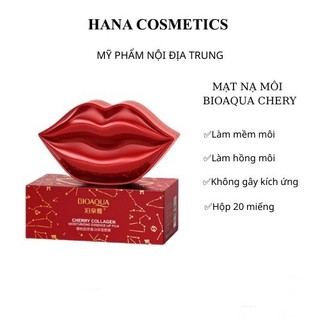 Mặt nạ môi 💕𝑭𝒓𝒆𝒆𝒔𝒉𝒊𝒑💕Hộp 20 Mặt nạ môi hoa hồng dưỡng ẩm mềm môi căng mọng Rose Moisturizing Lip Mask Bioaqua