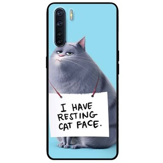 Ốp lưng Oppo Reno 3 / A91 - Reno 3 Pro - Reno 4 - Reno 4 Pro - Reno 5 - Reno 5 Pro mẫu Mèo Đeo Bảng