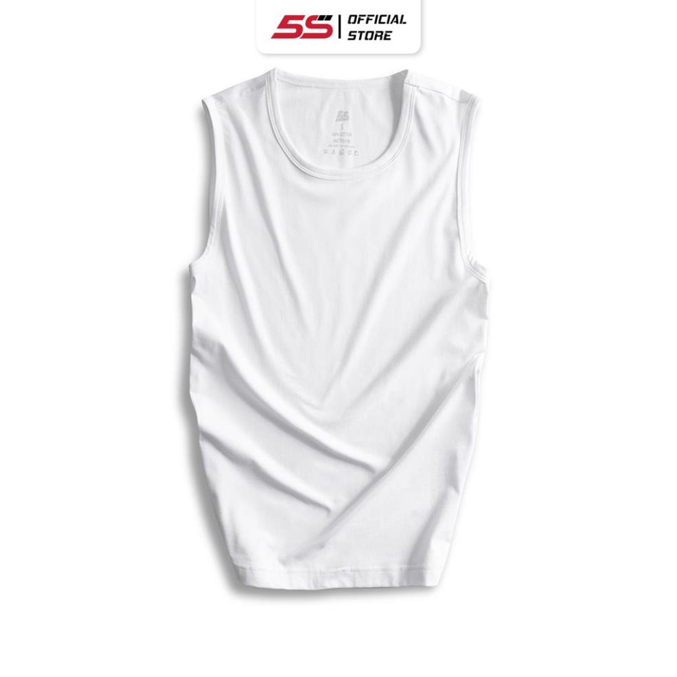 Áo Sát Nách Nam 5S, Chất Liệu Cotton Thấm Hút Tốt, Thiết Kế Dáng Thể Thao Khỏe Khoắn, Năng Động (ATT22099-02) *
