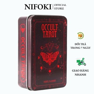 Bộ Bài Occult Tarot Hộp Sắt Nifoki