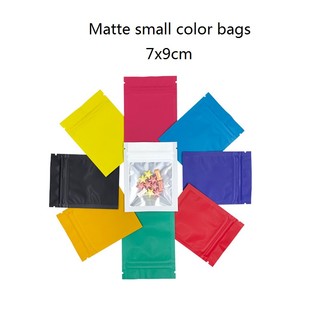 Bộ 100 túi zip nhỏ màu sắc xinh xắn