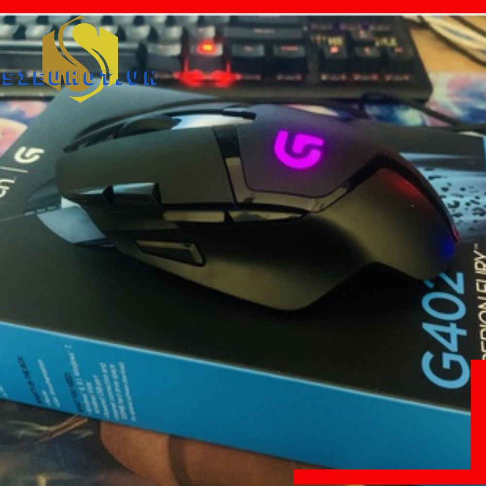 Chuột Có Dây Máy Tính LOGITECH G402 Led Gaming Mouse Laptop Pc Văn phòng