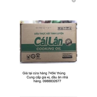 Dầu ăn cái lân 20l túi