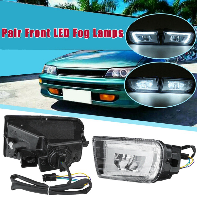 1 Cặp Đèn LED Sương Mù Gắn Cản Trước Xe Hơi Toyota Corolla AE100 AE101 1993-1999