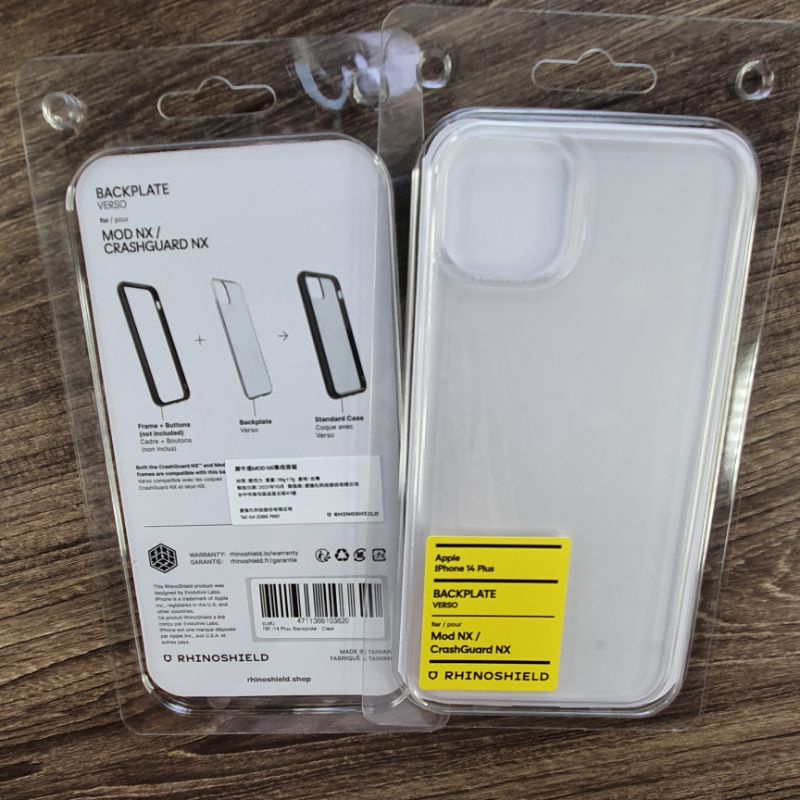 Tấm mặt lưng dùng chung ốp viền Rhinoshield cho iPhone 14 / Plus / Pro / Pro Max