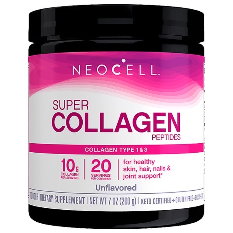 bột hỗn hợp Neocell Super Collagen 200g của Mỹ