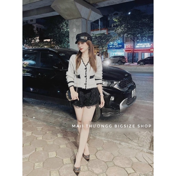 AK80 Áo Khoác Len Tiêu Maii Thươngg Bigsize