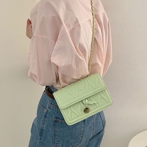 Túi Đeo Chéo Hình Vuông Cỡ Nhỏ Phong Cách Hàn Quốc Thời Trang Cho Nữ