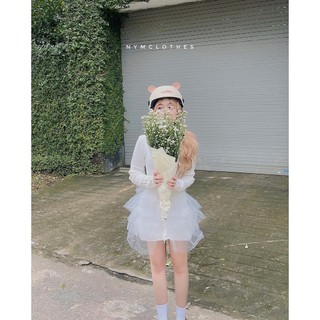 ✿ ĐẦM TRẮNG LƯỚI CUTEEE ✿