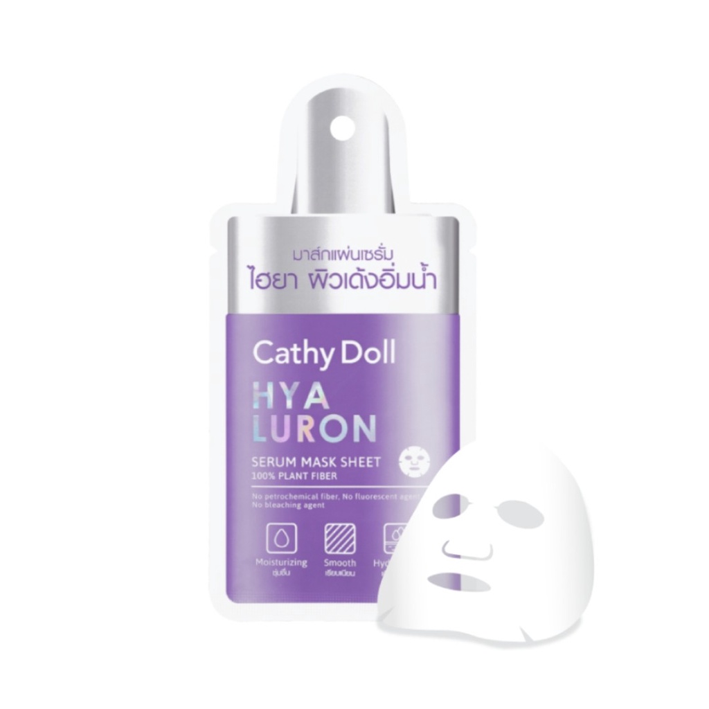 Mặt Nạ Giấy Tinh Chất Dưỡng Ẩm Da Hyaluron Serum Cathy Doll 20Gr