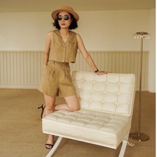 Quần short linen - Gri Short - PHUTA
