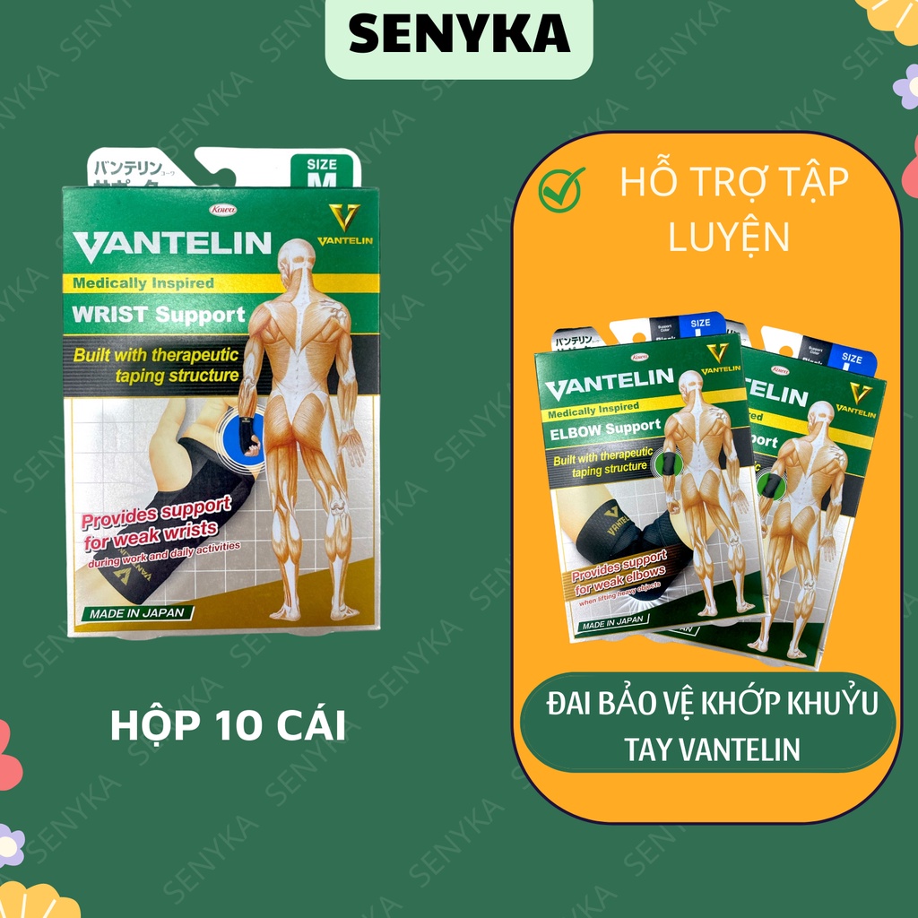 Băng bảo vệ cổ tay Vantelin dùng băng cổ tay tập gym, thể thao, bảo vệ cổ tay chấn thương
