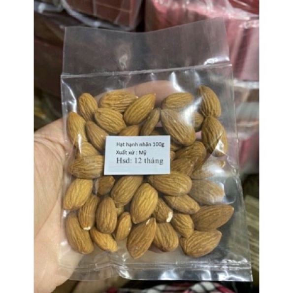 Hạnh nhân hạt, lát, bột gói 50g