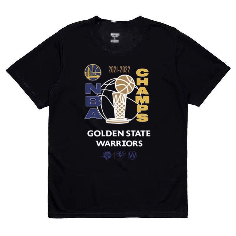 Warriors Áo Thun Tay Ngắn Phối Lưới Thoáng Khí Nhanh Khô Phong Cách Đội Bóng Rổ NBA