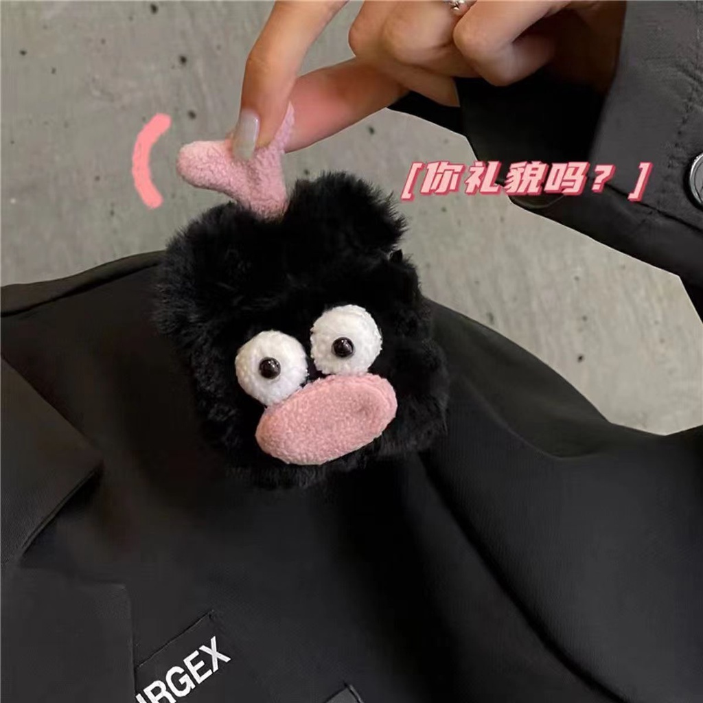 Vỏ Bảo Vệ Hộp Sạc Tai Nghe Airpods 1 / 2 3Pro 4 Hình Xúc Xích Bằng Lông Nhung Dễ Thương Xinh Xắn