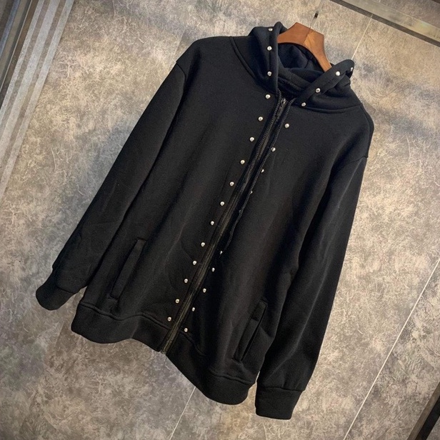 🔥Hot🔥 Áo Khoác Đinh Đính Đá Cao Cấp, Ao Hoodie Nỉ Dáng Unisex Mẫu Trend 2022