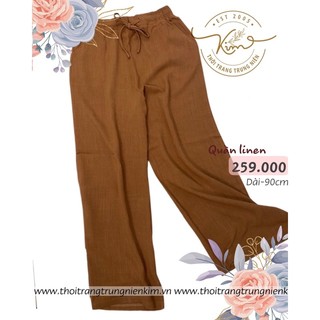 Quần linen freesize