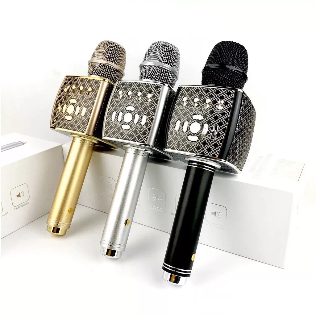 Micro Karaoke Bluetooth YS 95 cao cấp thế hệ mới Micro karaoke bluethooth & YS 98, 91, L-598, SD 17