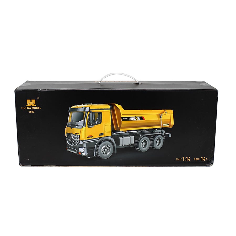 Xe ô tô tải ben điều khiển từ xa Huina 582 Huina 1582 Huina582 - Mô hình xe công trình huina thiết kế khung metal