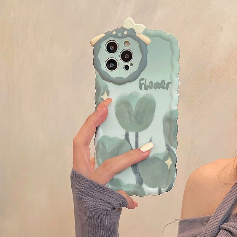 Ốp Điện Thoại Họa Tiết Hoa Tulip Chống Sốc Cho Iphone14proins 11 8Proins 13 11 8p X 1412Maxxr 147 Jxzw