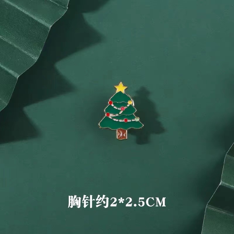 Trâm Cài Áo Chủ Đề Giáng Sinh Thời Trang Dễ Thương Hình Ông Già Noel Tuần Lộc Nhật Bản Và Hàn Quốc Cá Tính Trang Trí Túi Xách