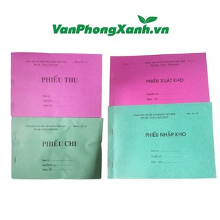 Phiếu Thu, Chi, Xuất, Nhập kho 1 liên A5 (Bãi bằng)