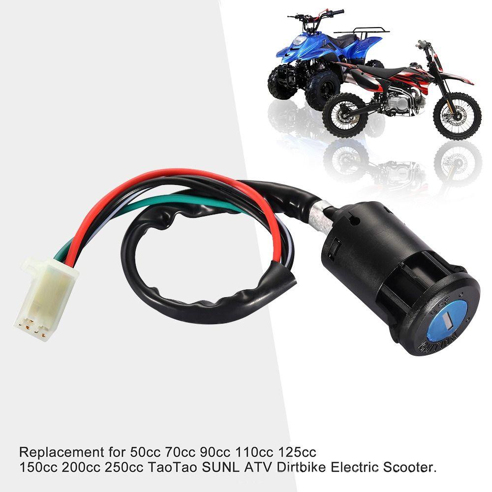 Công Tắc Đánh Lửa 4 Dây Chống Thấm Nước Kèm Vỏ Bảo Vệ Dành Cho Xe Mô