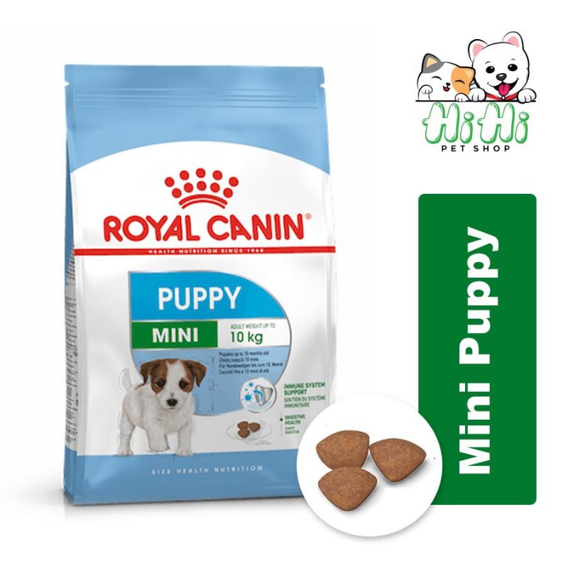 Thức ăn hạt cho chó nhỏ Royal Canin Mini Puppy (bao nguyên 800g, 2kg)