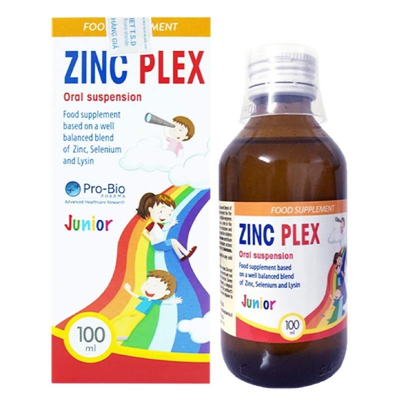 ZinC Plex - Siro Bổ Sung Kẽm, Vitamin tổng hợp cho bé [ Hàng Nhập Khẩu tại Ý ]